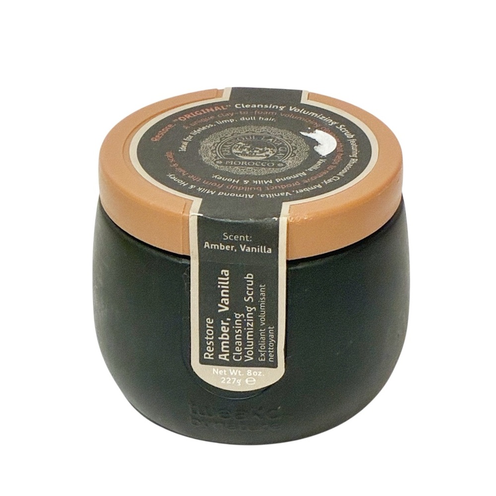 Tweak'd by Nature Restore Amber Vanilla Cleansing Volumizing Scrub 8oz‎ NEW